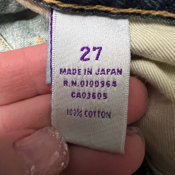 Vintage Prps Sz 27 LolaBell Bermuda Jean Mens Shorts NEW Jorts - Picture 13 of 16